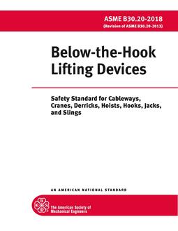 ASME B30.20-2018 – Most Currently Technical Standards