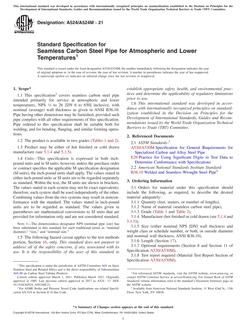 ASTM A524 A524M 21 Most Currently Technical Standards